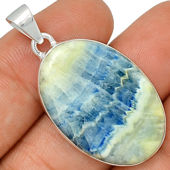 Jewelry - Turkish Scheelite Pendant 925 sterling with chain